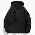 thumbnail image 3 of Windbreaker Jacket Women Men 2025 Fall Outdoor Lightweight Windproof Work Hooded Zip Up Jackets Outerwear, 3 of 5
