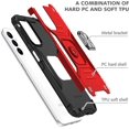 thumbnail image 2 of SunRemex for Samsung Galaxy A15 5G Case with HD Screen Protector & Rotated Ring Kickstand, [2 in 1] Heavy Duty Shockproof Full Body Phone Case for Samsung A15 (Y_Red), 2 of 14