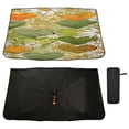 thumbnail image 2 of BZSMCE Foldable Car Windshield Sunshade Umbrella-Daisy Heart Meadow Pattern, 2 of 7