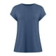 thumbnail image 3 of MKLEKYY Playeras Oversize Camiseta De Verano De Manga Corta Para Mujer, Color Liso, Con Mangas Cubiertas Talla XL, 3 of 3