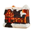 thumbnail image 2 of Casa de nieve navideña, mini regalo de cumpleaños, edificio iluminado, cabaña de troncos brillante para Estilo A, 2 of 7