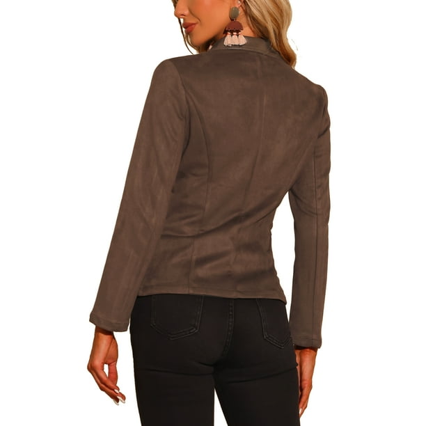 Veste simili daim femme new arrivals