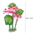 thumbnail image 4 of 1uds Peces Tanque Acuario Decoraciones Plantas, Rosa 10.24, 4 of 7