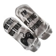 thumbnail image 3 of Calcetines tobilleros novedosos de algodón jinwen gris + negro, 3 of 8