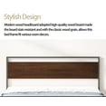 thumbnail image 3 of Ceres King Size Metal Bed - Walnut, 3 of 10