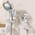 thumbnail image 1 of RKSTN Suction Cup Hook Integrated Suction Cup Shower Rack No Punching Suction Cup Shower Rack Reusable Shower Head Rack, 1 of 5