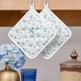 thumbnail image 2 of Teal Country Pot Holders for Kitchen Heatproof Potholder, 4 Pack Abstract Farmhouse Rustic Tree Animals Hot Pads Multipurpose Oven Pads Cloth Potholders Trivet for Cooking and Baking, 2 of 8