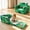 Green Monster Trunk, variant on Kids Couch, 2-in-1 Kids Fold Out Couch, Convertible Kid Sofa to Lounger for Girls and Boys, Soft Toddler Chairs Comfy 1-3 Years Old (Dinosaur)