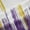 Purple White Gold, variant on Homewish Graffiti Striped Lines Black Out Curtains,Modern Minimalist Geometric Curtains Pack of 2 (42x63 Each),Purple White Gold Bedroom Curtains For Teens,Super Cozy Room Decor