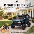 thumbnail image 4 of Conchico Licensed Ford Bronco Raptor 12V Kids Ride on Cars with Remote Control, Battery Powered Ride on Toys with All-Terrain Wheels, Toddler Electric Car with Music for Boys Girls 3-5, Blue, 4 of 9