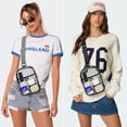 thumbnail image 2 of Bolsa transparente QOECI Stadium Events de TPU negro transparente, 2 of 8