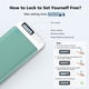 thumbnail image 5 of Caja fuerte YSky Cell con temporizador para iPhone/Android, color verde, 5 of 7