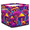Multicolor 3, variant on CURLYOOT Mushroom Red Botanical Cube Storage Bin, 13 x 13 x 13 Storage Cube Bins for Organizing, Fabric Foldable Baskets with Handles for Closet, Shelves, Clothes
