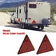 thumbnail image 3 of Reflector Automotriz Triangular, Reflectores Triangulares Traseros Rojos Fijación Con Tornillo Alta Reflectividad Impermeable Para Remolque Camión RV, 3 of 7