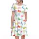 thumbnail image 1 of Balery Happy Easter Rabbit Vestidos sueltos de manga corta para mujer, vestidos de verano 2025, vestidos casuales de corte A con vuelo., 1 of 6