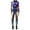 Purple, variant on TAIAOJING Women Hallowmas Tight Jumpsuit Party Casual Graphic Print Long Sleeved Onesie