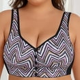 thumbnail image 4 of Fewfanhot Women's Maternity Sports Bra with Zigzag-Print, Pregnant Breathable Support Bra for Exercise Cute Casual Nursing Bra for Active Moms, Comfort Postpartum Bra, 4 of 4