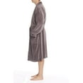 thumbnail image 2 of #followme Ultra Soft Plush Robe for Men with Shawl Collar (Charcoal Grey, Medium), 2 of 3