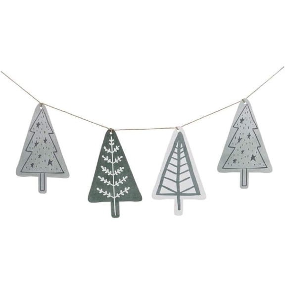 Ganz Metal Tree Christmas Garland Strand 54 Inches Long
