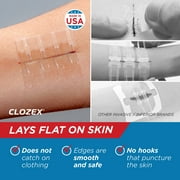 Clozex Emergency Laceration Closures - Repair Wounds Without Stitches. FDA Cleared Skin Closure Device for 3 Individual Wounds Or Combine for Total Length of 3 3/8 Inches. Life Happens, Be Ready!