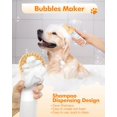 thumbnail image 2 of Dog Bath Brush with Soap Dispenser | Soft Silicone Pet Massage & Detangling Tool | Gentle Cleaning for Long/Short Hair Dogs & Cats, 2 of 3