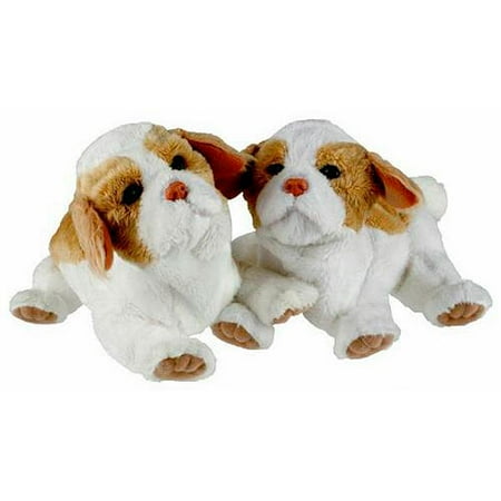 FurReal Friends Newborn Puppy Twins: Tan & Brown