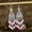 Pink, variant on Women Vintage Fashion Bohemian Boho Multi-Color Beads Dangle Alloy Drop Earring-Pink