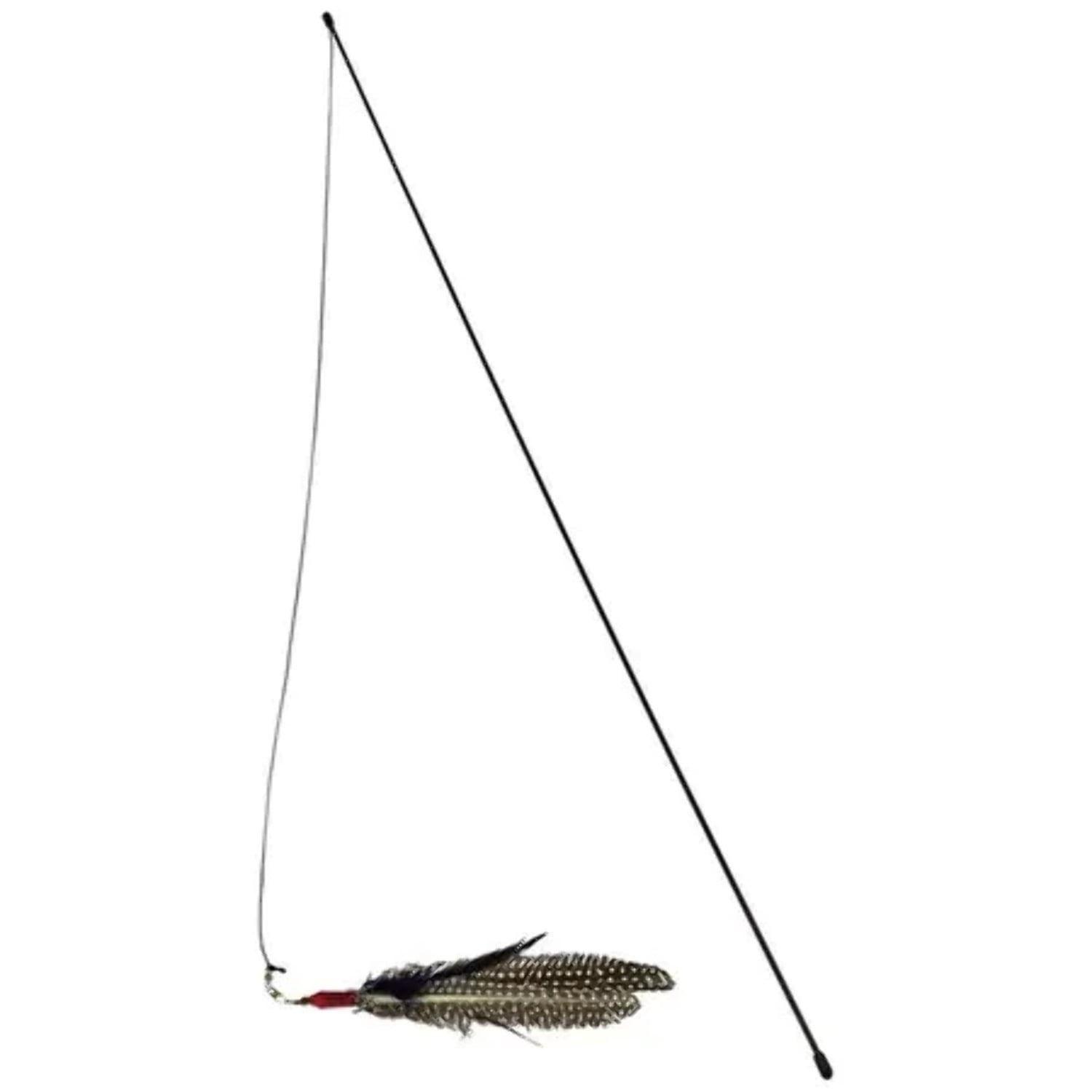Go Cat Da Bird Rod and Feather Cat Toy, Hand (1 Bird)