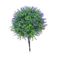thumbnail image 2 of Estaca de flores artificiales para jardín, estaca decorativa premium, fácil de usar, centro de mesa Púrpura, 2 of 9