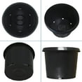 thumbnail image 5 of Waltyotur 5-Pack 20 Gallon Round Premium Nursery Pot Plant Flower Seedling Container Garden Planter Pots for Indoor Outdoor Plants Flower Vegetables Black (20 Gallon), 5 of 6