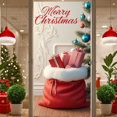 thumbnail image 3 of Festive Design Merry Christmas Polyester Decoration Banner for Holiday Event Celebration Decoration, 3 of 9