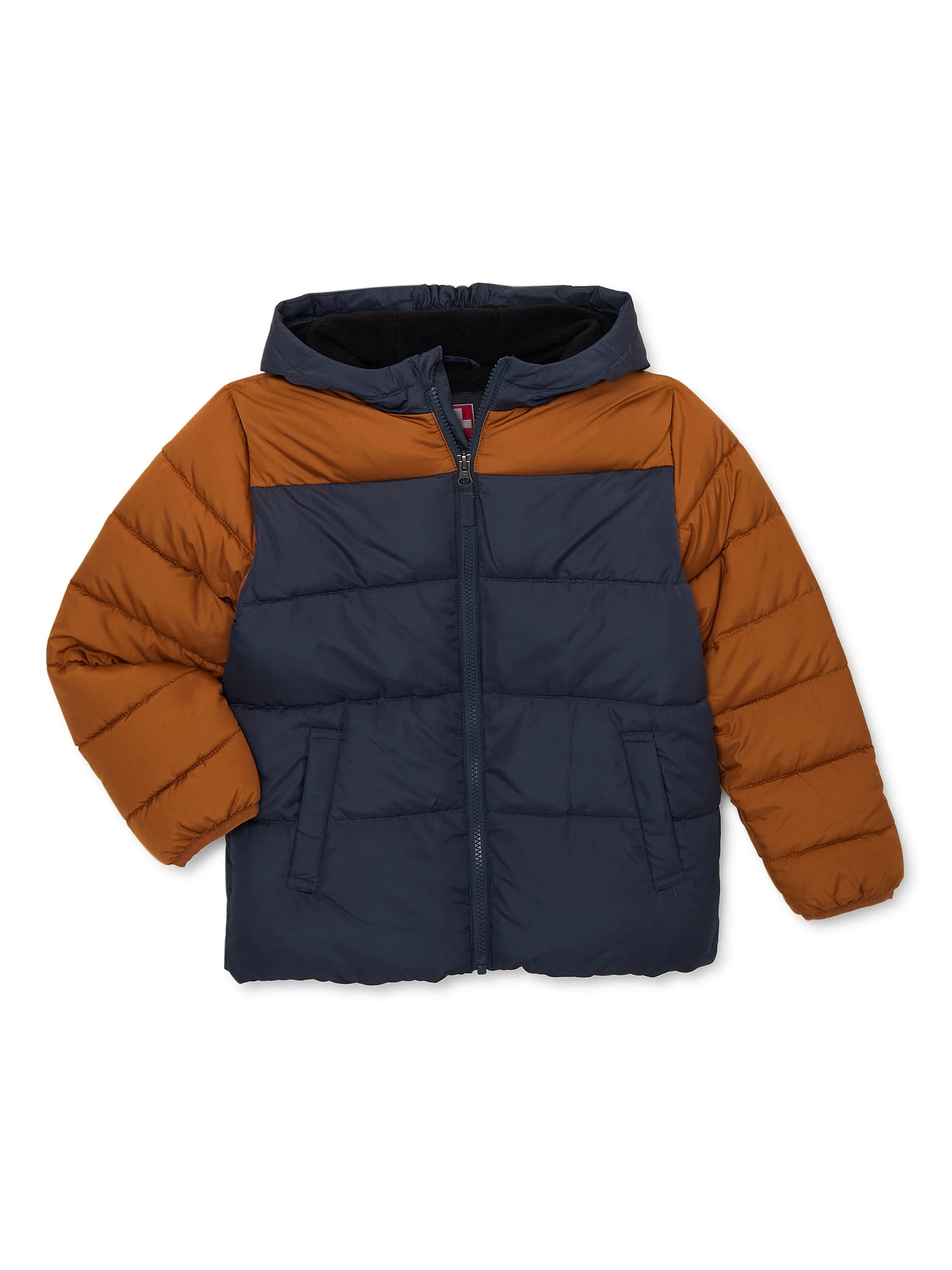 Swiss Tech Boys Winter Puffer Jacket with Hood, Sizes 4-18 & Husky ...