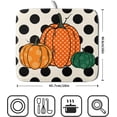 thumbnail image 2 of Bohemian Mandala Dish Drying Mat for Kitchen Counter Boho Ethnic Drying Mat 18 x 24 inch with High Absorbent Reversible Microfiber Dish Drying Pad Dish Rack Pad Drainer Mat for Coffee Bar, 2 of 6
