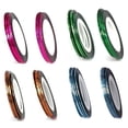 thumbnail image 1 of Art Striping Tape Tips Line Sticker Decoration DIY Mixed Colors Nail 43Pcs, 1 of 8
