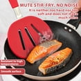 thumbnail image 2 of Silicone Kitchen Utensil Set 4 Piece Spatula Set for Non Stick Cookware, Heat Resistant Cooking Turners with Solid and Slotted Spatula,Red, 2 of 6