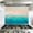 Color 1, variant on Kitchen Backsplash Peel and Stick Wall Murals Beach scene showing sand sea sky Removable Mural 35.4"W x 23.6"H, Oil Proof Vinyl Wallpaper for Fireplace & Behind Stove