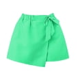 thumbnail image 6 of Nmnitkp Skirts for Women Striped Tie-Wrap Skort, Elastic High Waist Casual Wrap Shorts, Lightweight Summer Skirt for Beach, Vacation & Daily WearGreen,XL, 6 of 6