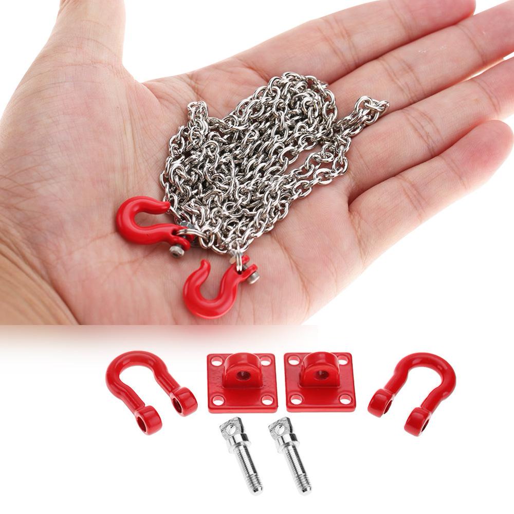 OTVIAP U Shaped Rescue Tow Hook Trailer Chain Assemble Parts for RC