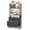 Black, variant on Fnova 2-Drawer Vertical File Cabinet with 3-Tier Open Shelves, 61" Tall Locking Filing Cabinet Printer Stand for Home Office
