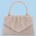 thumbnail image 5 of JVBTVB Women's Evening Bag Clutch Purse Sequin Embellished Pleated Shimmer Mini Handbag for Wedding Banquet Party, 5 of 9