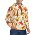 thumbnail image 2 of Sikiie Autumn With Birds Men's Hoodie, Essentials Hoodie, Sweatshirt, Pullover Hooded Sweatshirt for Men-X-Large, 2 of 7