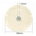 thumbnail image 4 of 8 Inch Buffing Soft Polishing Cloth Buffer Polish Wheel for Bench Grinder, 4 of 8