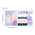 thumbnail image 3 of Nail Polish Pens for Women,Nail Polish Markers,One-Step Gel Nail Polish Pens Set: 6 Pearl Pink Blue Colors 3 in 1 Gel Polish Set Base(5ml*6), 3 of 9