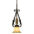 thumbnail image 6 of Meyda Tiffany 169619 Ava 8" Wide Mini Pendant - Brown, 6 of 7