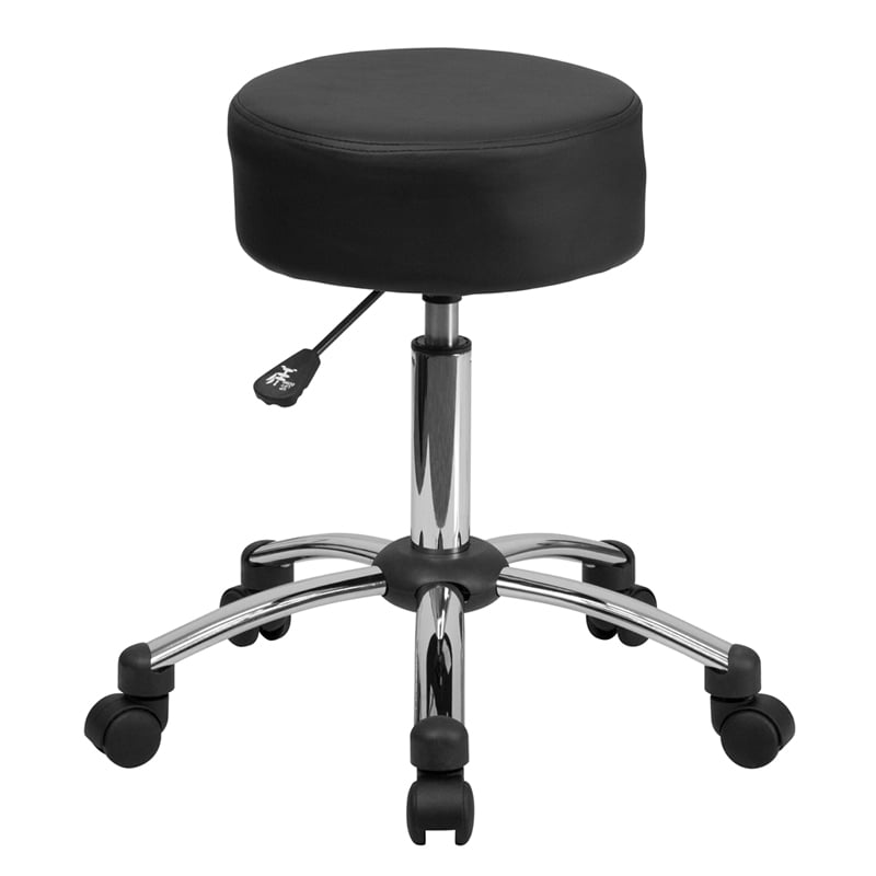 Examination Tables and Physicians Office Use by Therabuilt® Adjustable Rolling Pneumatic Stool for Massage Tables Creme 