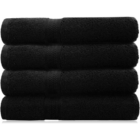 Ultra Soft 4 Pack Oversized Large Bath Towels 30x54 - Highly Absorbent Bathroom Shower Towels - Ideal for Everyday Use - Easy Care Machine Wash - Premium Ringspun 580 GSM -