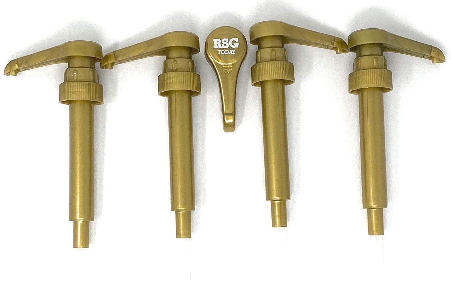 RSG TODAY Gold Syrup Pump fits 750ml Upouria, Torani, DaVinci, Jordans