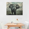 thumbnail image 2 of Orinice Elephant Fine Art Aesthetic Poster & Print Wall Painting for Classroom Kitchen Office Farmhouse Bathroom Room Decor Pictures Wall Art Painting Print On Canvas Living Room Bedroom Home, 2 of 6