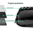 thumbnail image 5 of ZICANCN Laptop Case 14 inch, Black Ghastly Ghost Work Shoulder Messenger Business Bag for Women and Men, 5 of 9
