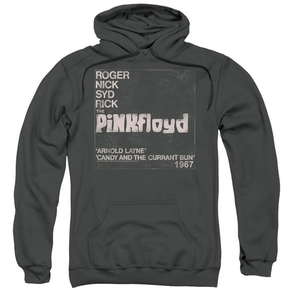 Pink Floyd Arnold Layne Adult Pullover Hoodie Sweatshirt Charcoal
